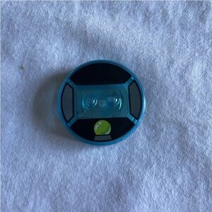 Blue and Black Circular Toy with Yellow Accent For Lego dimensions